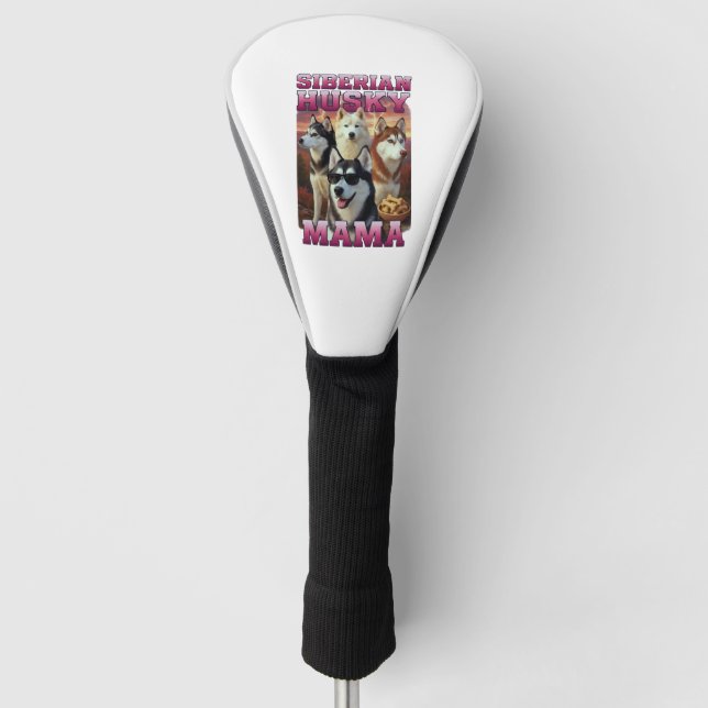 Siberian Husky Copy Copy Golf Head Cover (Front)