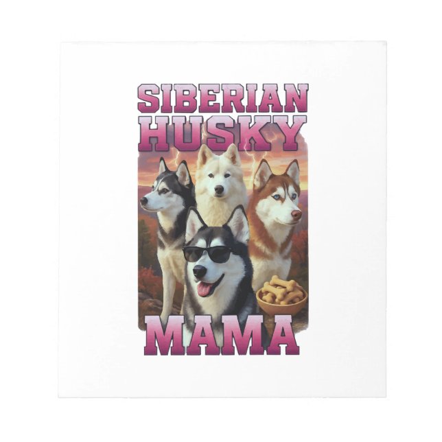 Siberian Husky Copy Copy Notepad (Front)