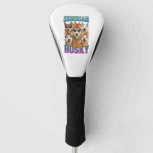 Siberian Husky Copy Golf Head Cover