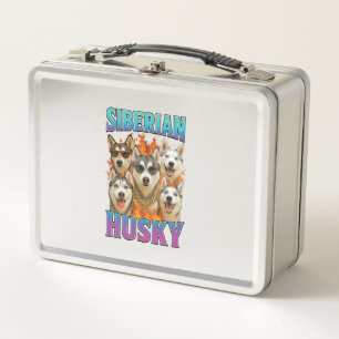 Siberian Husky Copy Metal Lunch Box