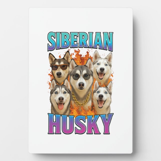 Siberian Husky Copy Plaque (Front)