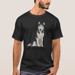 Siberian Husky Crazy Dog T-Shirt