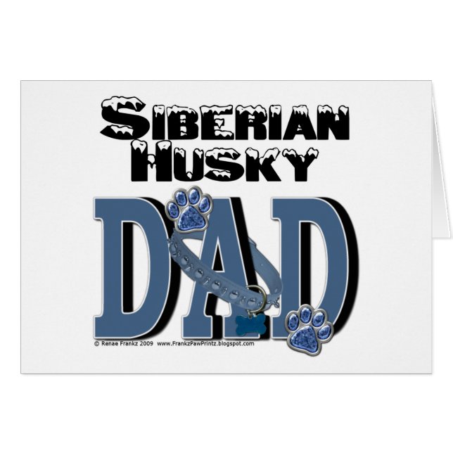 Siberian Husky DAD (Front Horizontal)