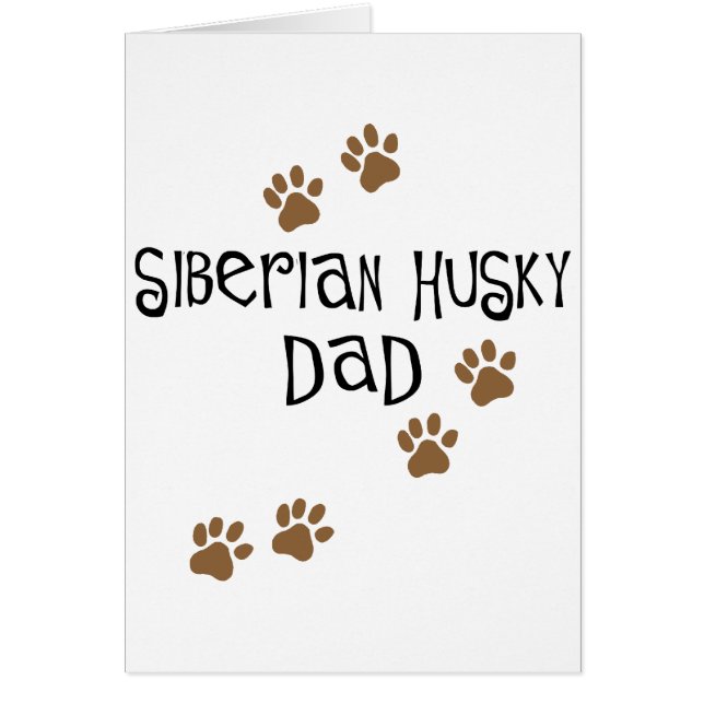 Siberian Husky Dad (Front)