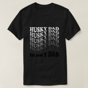 Siberian husky dad gifts, husky dad dog owner gift T-Shirt