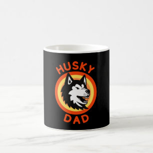 Siberian Husky Dad, husky dog   Coffee Mug