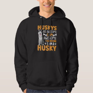 Siberian Husky Dog Apparel For Husky Owner Hoodie