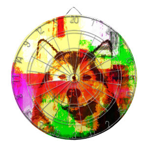 Siberian Husky Dog Art Dartboard