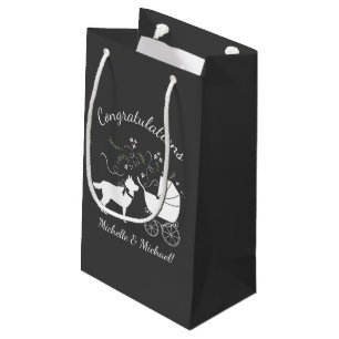 Siberian Husky Dog Baby Shower Puppy Grey Small Gift Bag