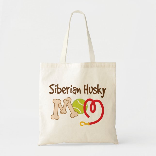Siberian Husky Dog Breed Mum Gift Tote Bag (Front)