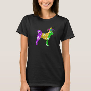 Siberian Husky Dog Mardi Gras Carnivals Funny Pupp T-Shirt