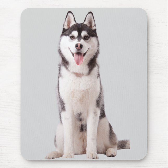 Siberian Husky Dog Mouse Pad (Front)