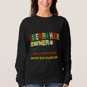 Siberian Husky Dog Mum Dad Sweatshirt