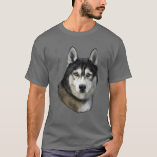 Siberian Husky Dog Mum Dad Tee Husky Apparel Love