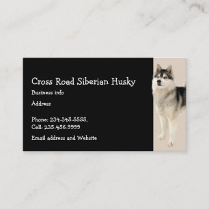 Siberian Husky Dog Pet Animal   Business Card