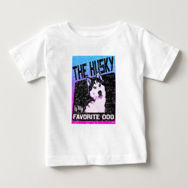 Siberian Husky Dog Pet  Baby T-Shirt (Front)