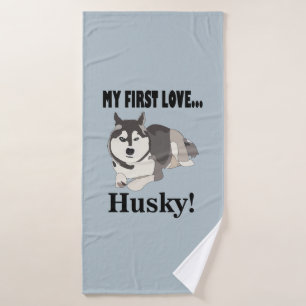 Siberian Husky Dog Pet  Bath Towel