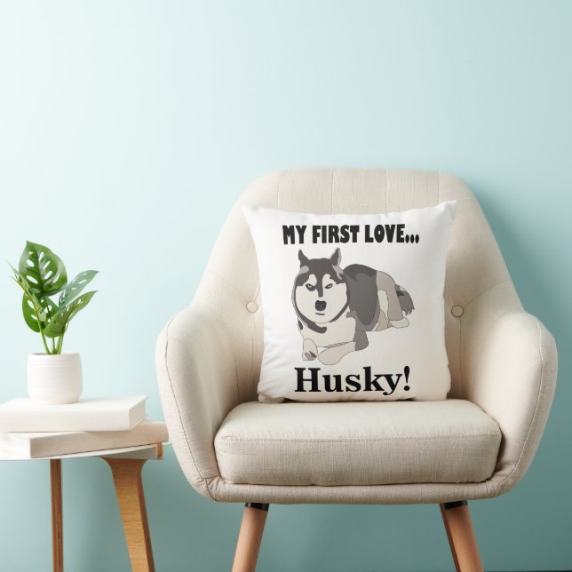 Siberian Husky Dog Pet Siberian Husky Cushion (Chair)