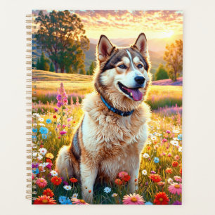 Siberian Husky Dog   Planner