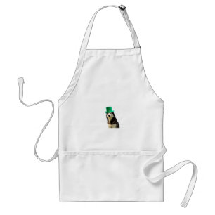 Siberian Husky Dog St. Patrick's day Standard Apron