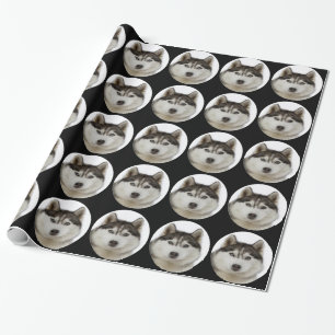 "Siberian Husky dog" Wrapping Paper