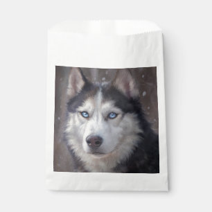 Siberian Husky Favour Bag