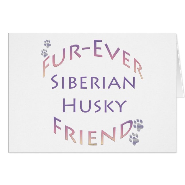 Siberian Husky Furever Friend (Front Horizontal)