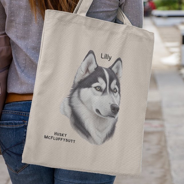Siberian Husky Gift For Husky Mom Tote Bag (Creator Uploaded)