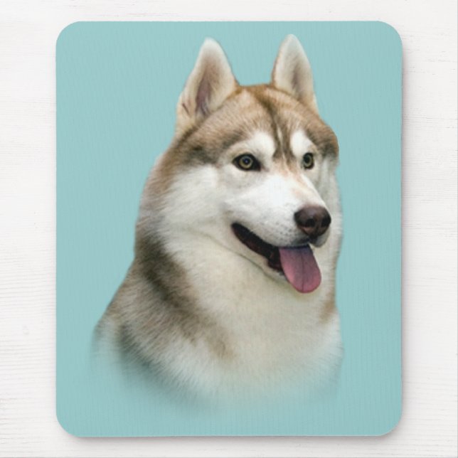 Siberian Husky Gorgeous Mousepad (Front)