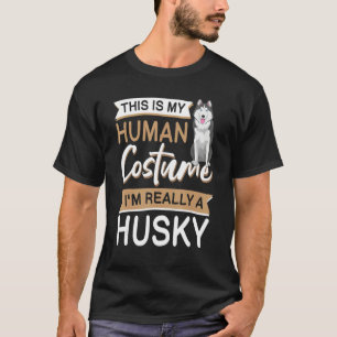 Siberian Husky Halloween Dog Apparel For Husky Own T-Shirt