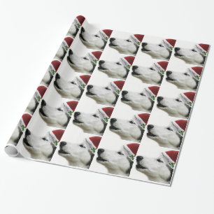 Siberian Husky Holiday Gift Wrap