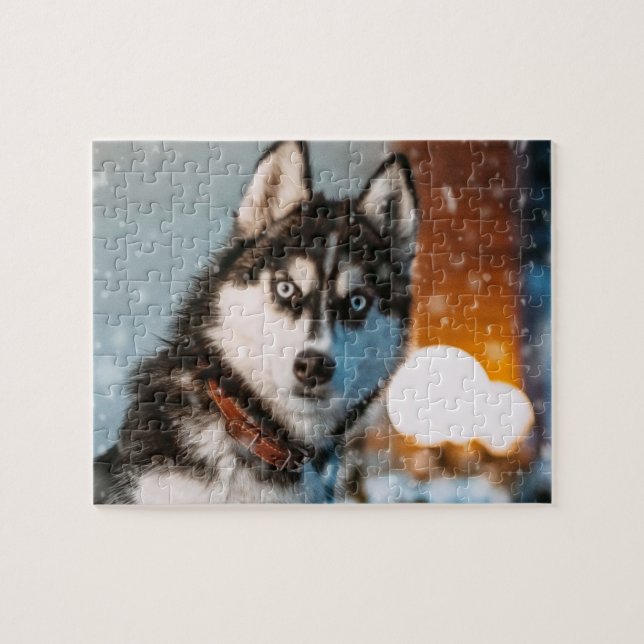 Siberian Husky Jigsaw Puzzle (Horizontal)