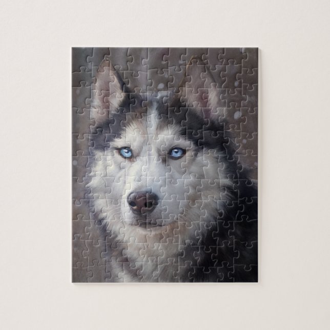 Siberian Husky Jigsaw Puzzle (Vertical)