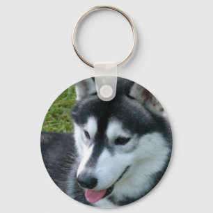 Siberian Husky Keychain