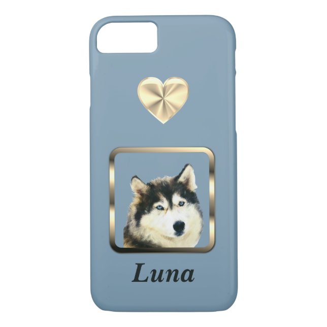 Siberian Husky Lovers Apple iPhone 8/7 Case (Back)