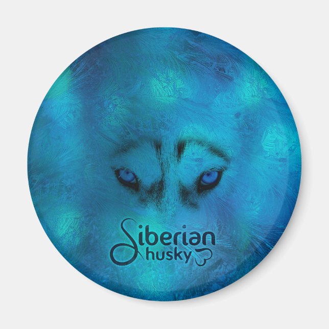 Siberian Husky Magnet (Front)