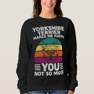 Siberian Husky Makes Me Happy You Not So Much     Sweatshirt