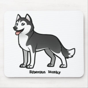 Siberian Husky Mouse Pad