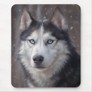 Siberian Husky Mouse Pad