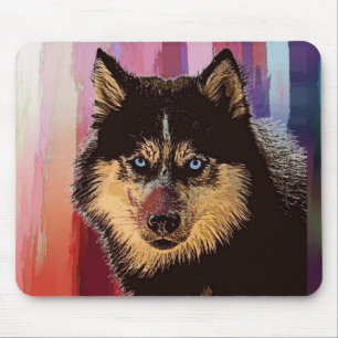 Siberian Husky Mouse Pad