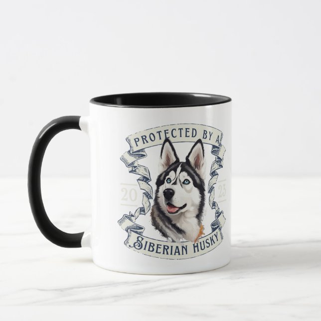 Siberian Husky  Mug (Left)