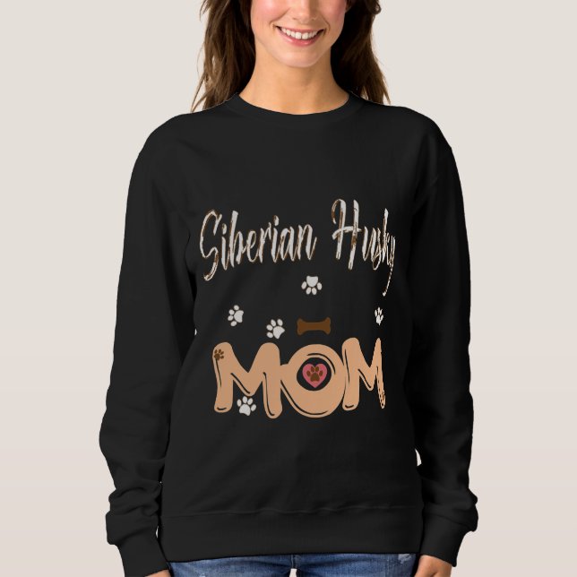 Siberian Husky Mum 6 Sweatshirt (Front)