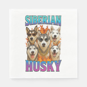 Siberian Husky  Napkin