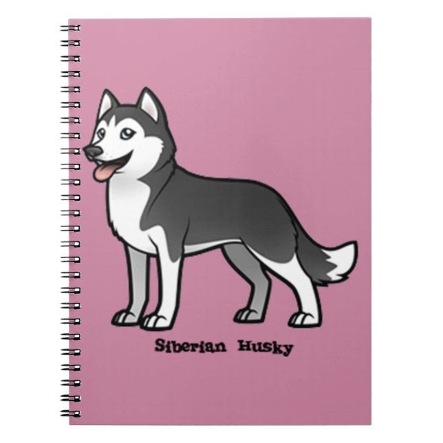 Siberian Husky Notebook (Front)