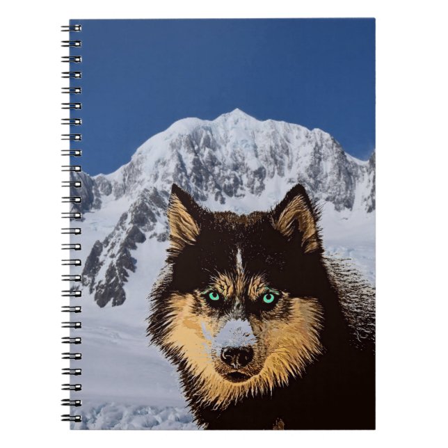 Siberian Husky Notebook (Front)