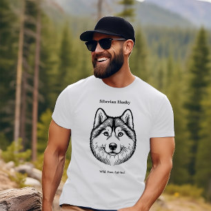 Siberian Husky Portrait T-Shirt