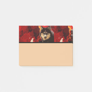 Siberian Husky Post-It Noes Notes