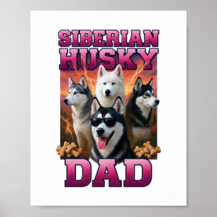 Siberian Husky    Poster