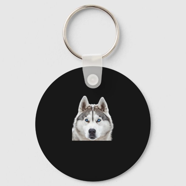 Siberian Husky Proof That Size S Sticker  Key Ring (Front)