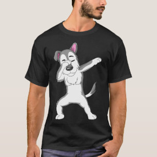 Siberian Husky Puppies White Dabbing Dog Husky Lov T-Shirt